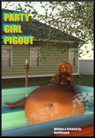 Darkflame8- Party Girl Pigout (Porncomics Cover)