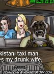 illustratedinterracial – Pakistani taxi man takes my drunk wife