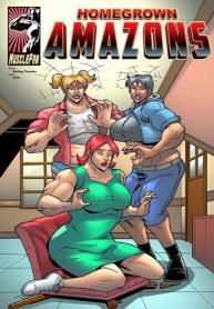 Homegrown Amazons- MuscleFan (porncomix cover)