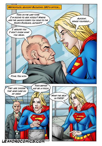 [Leandro Comics] Supergirl vs. Lex Luthor The Sexy Interrogation Session! (Supergirl)