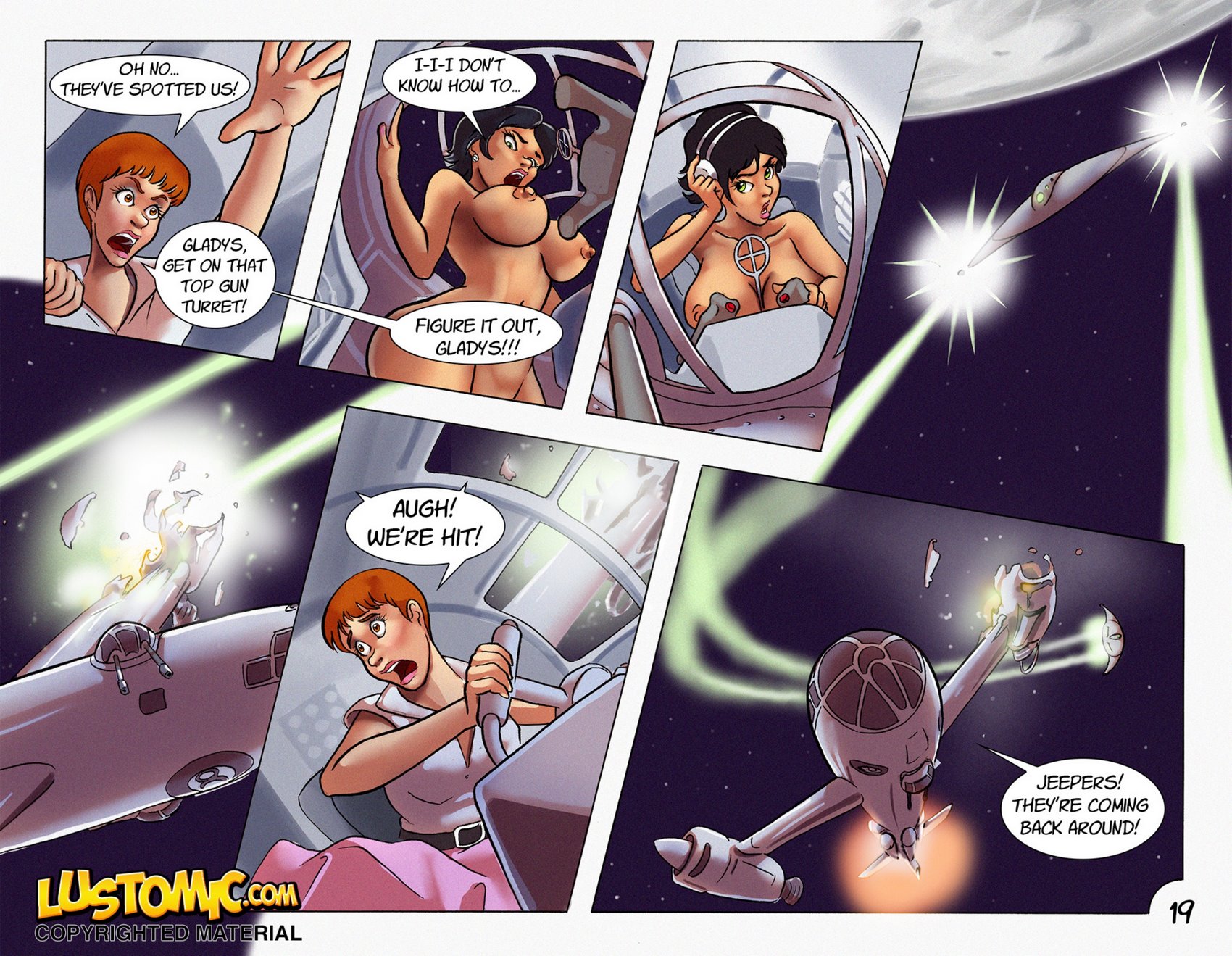 Lustomic The Galaxy Trap Part 2 3 Porn Comics Galleries 