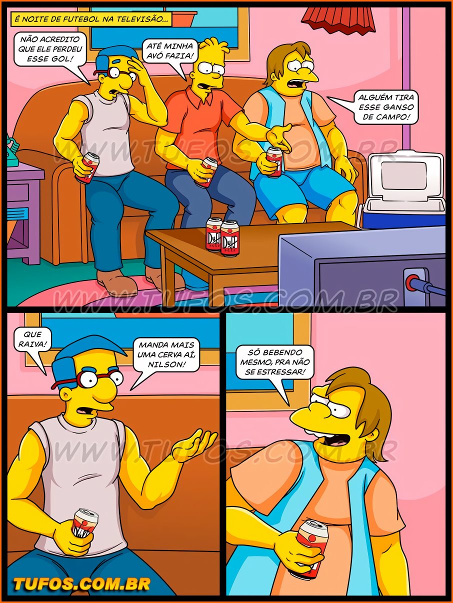 Os simpsons beer and football 2 tufos porn comic