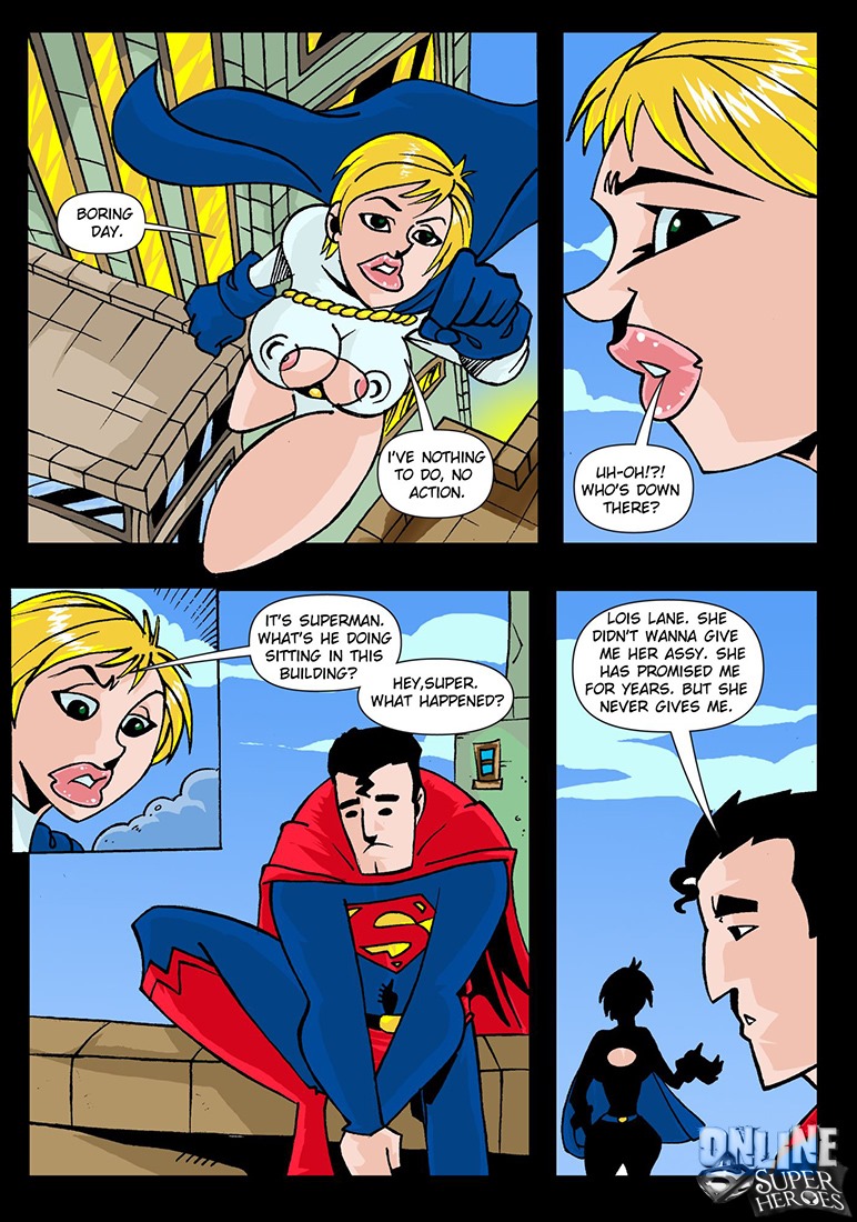 Power Girl gets asshole Fuck- Online Superheroes ⋆ XXX Toons Porn