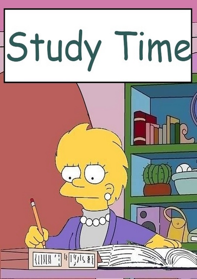Study Time – Lisa Simpson