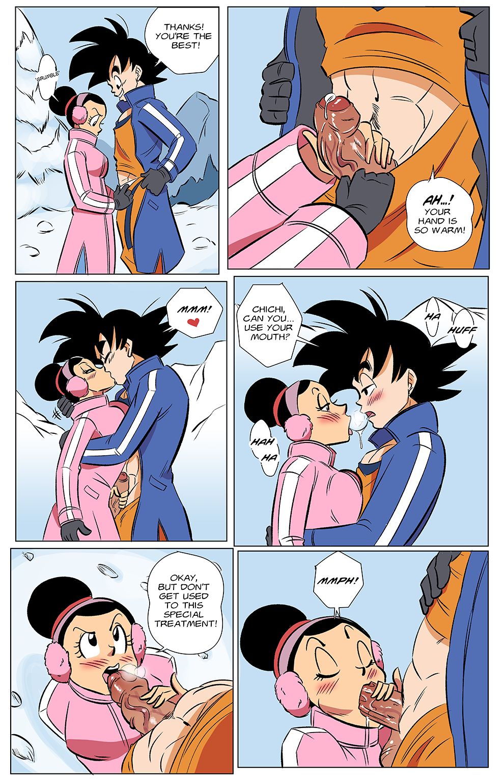 Goku+Chichi - Heating Up (Dragon Ball Super) by FunsexyDB ⋆ XXX Toons Porn