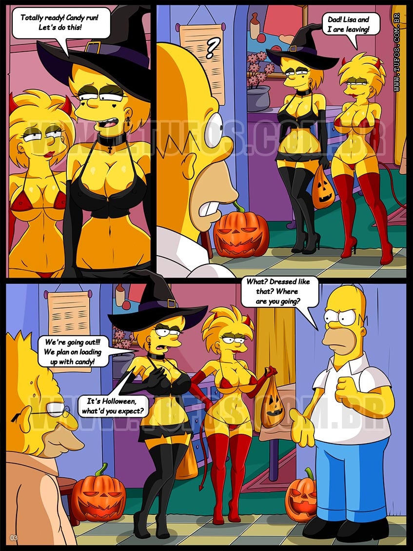 Halloween Night Os Simpsons 13 Tufos ⋆ Xxx Toons Porn 