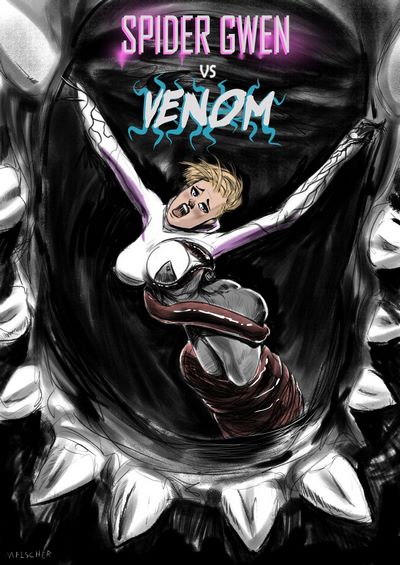 Spider-Gwen vs Venom- Meinfischer (Spider-Man)