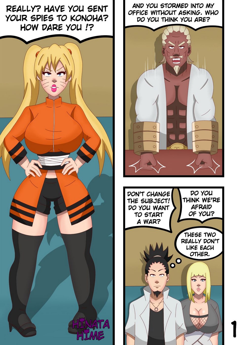Tough Negotiations - Hinata-hime [Naruto] ⋆ XXX Toons Porn