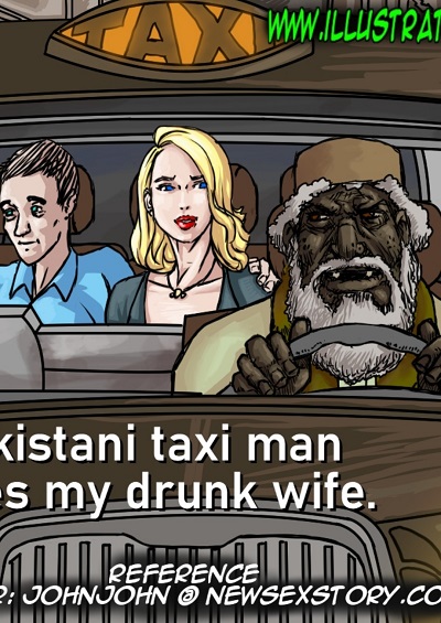 Pakastani Taxi Man- Illustratedinterracial